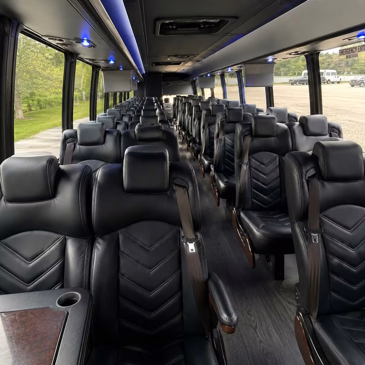 30 passenger minibus interior