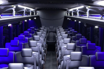 Washington Charter Bus Interior